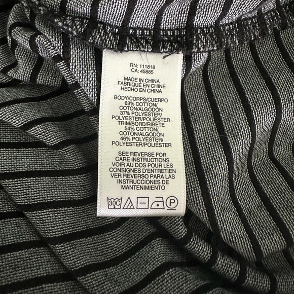 Michael Kors S/S Polo Shirt Men's Size M Embroidered Logo  Cotton Black Gray - Picture 5 of 5